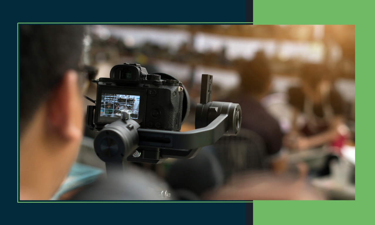 Filmagem de eventos em tempo real para Stories